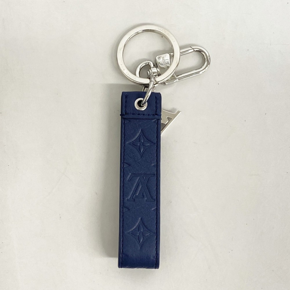 Louis Vuitton Keychain Monogram Shadow Dragonne M01945 Navy Men's - Picture 5 of 5
